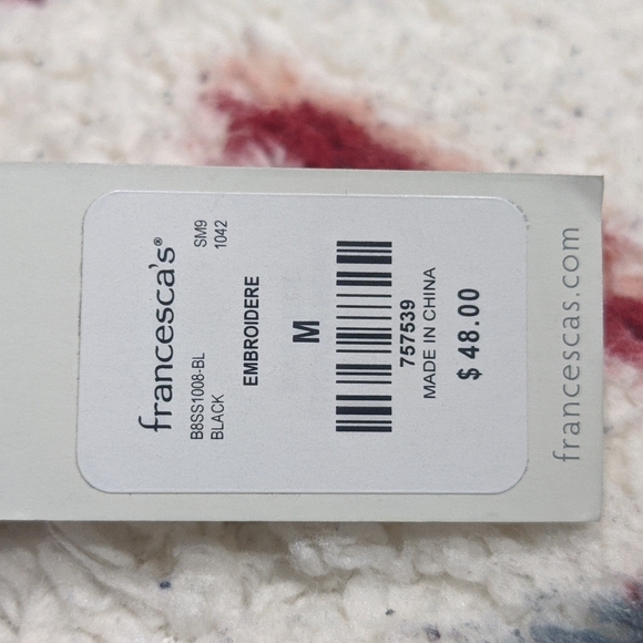 Black Medium Embroidered Skirt - Picture 2 of 2